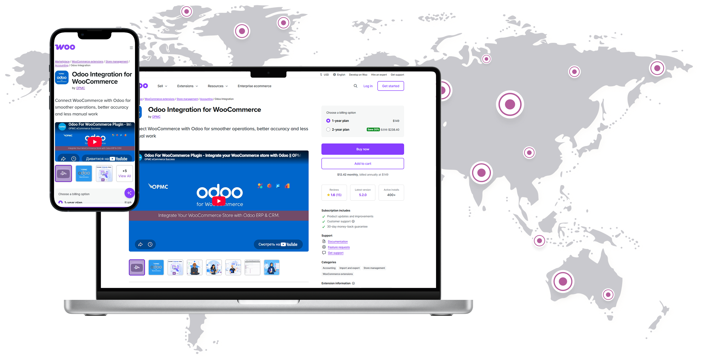 Інтеграція Odoo з WooCommerce