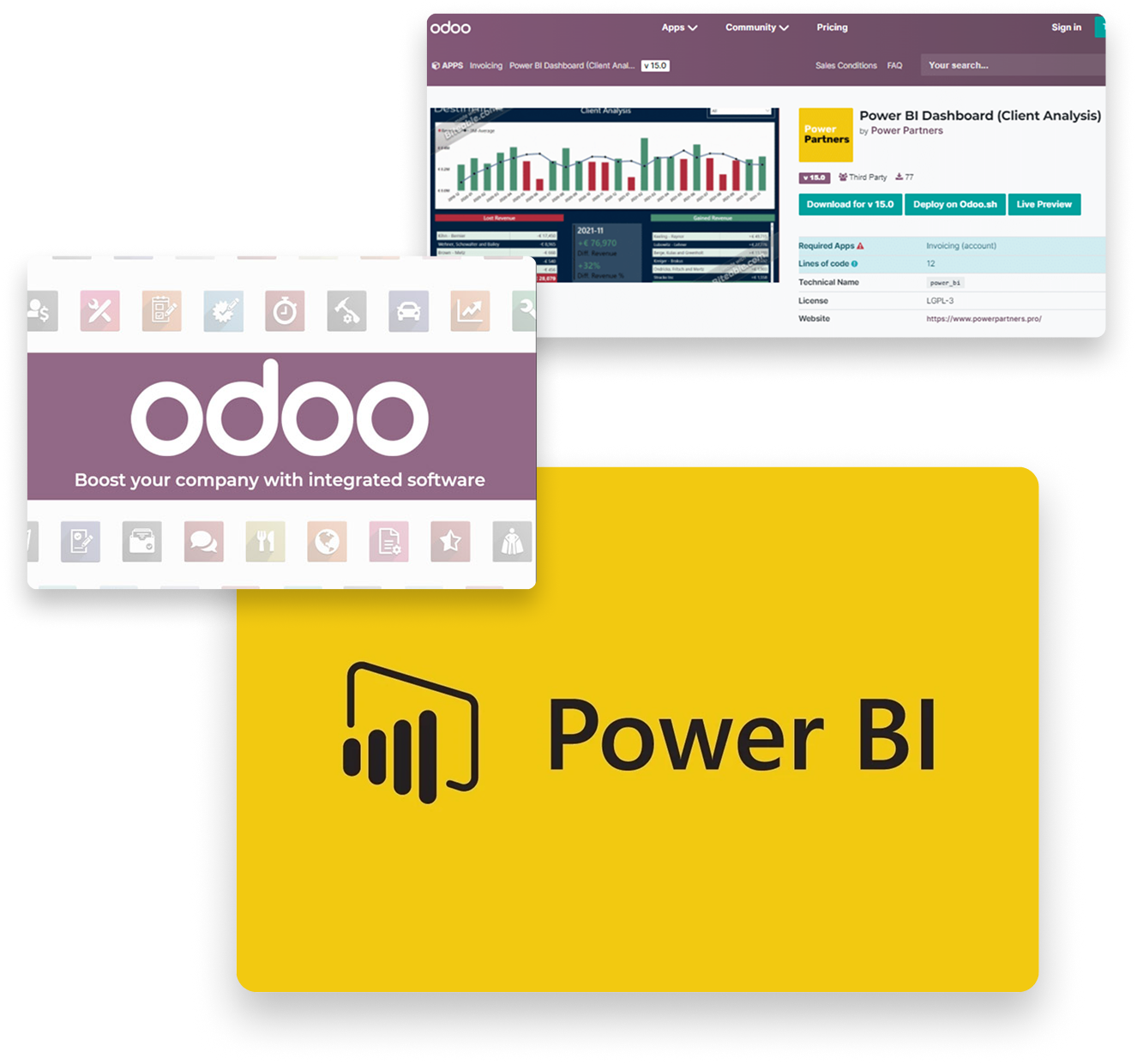 Інтеграція Odoo з Power BI